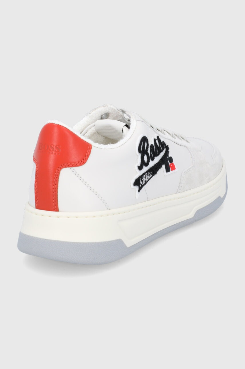 Boss Кожени обувки x Russell Athletic Baltimore в бяло 50465136 - Pepit.bg