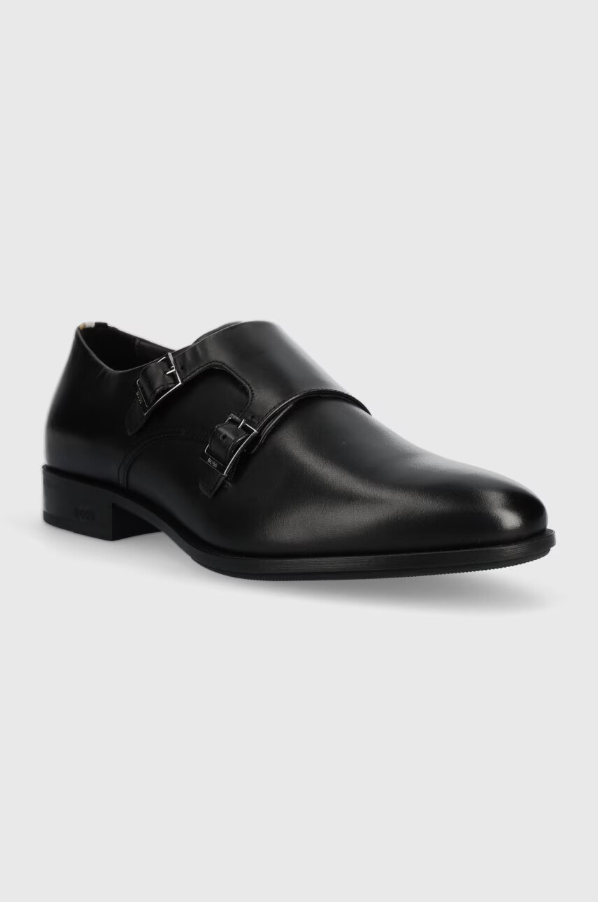 Boss Кожени половинки обувки Colby в черно 50487109 - Pepit.bg
