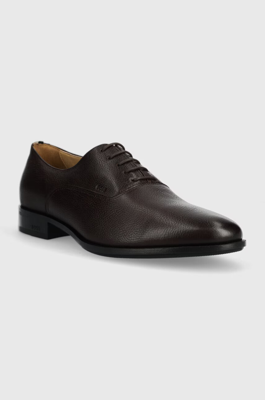 Boss Кожени половинки обувки Colby в кафяво 50492957 - Pepit.bg