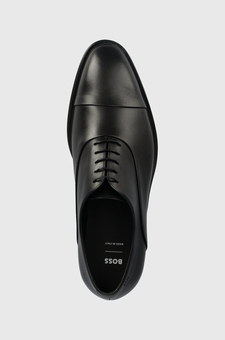 Boss Кожени половинки обувки Derrek в черно 50495997 - Pepit.bg