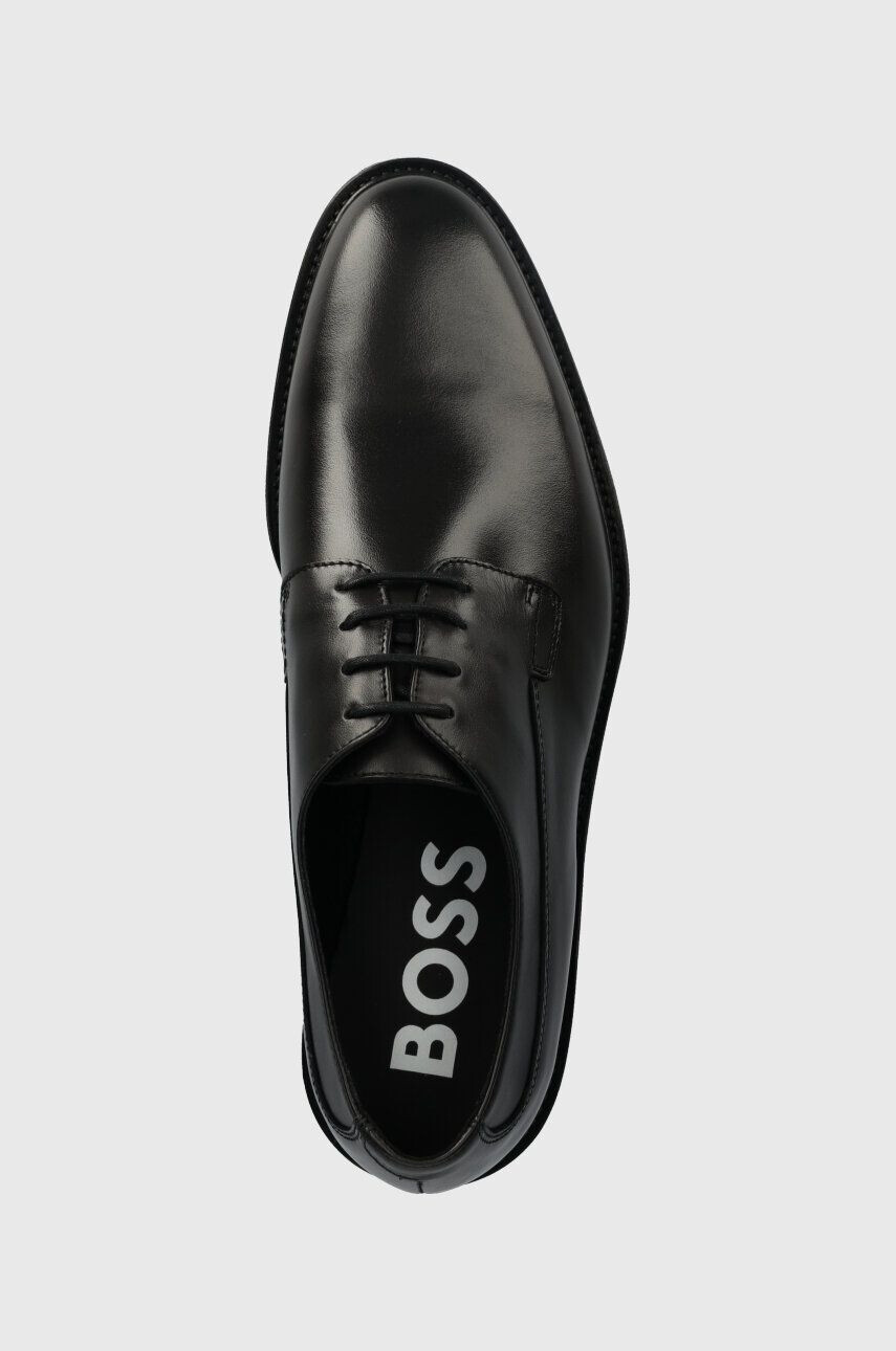 Boss Кожени половинки обувки Larry-L в черно 50497778 - Pepit.bg