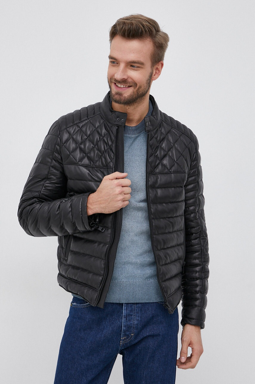 Boss Koжено яке Casual - Pepit.bg