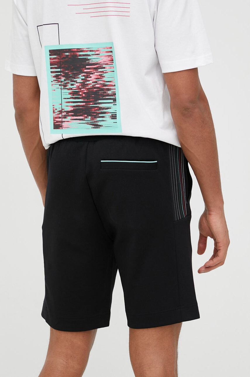 Boss Къси панталони Athleisure в черно - Pepit.bg