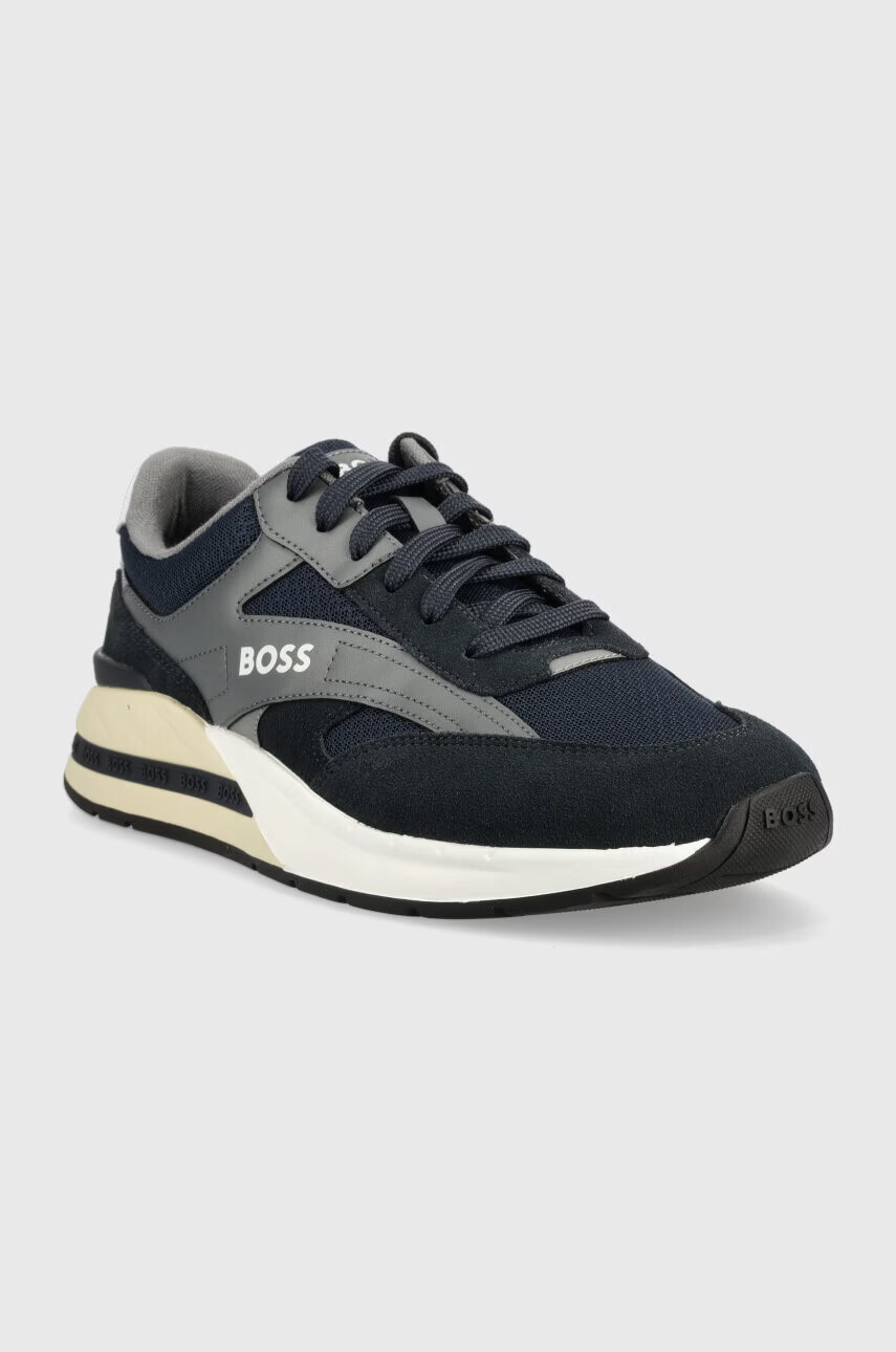 Boss Маратонки Kurt в тъмносиньо 50493214 - Pepit.bg