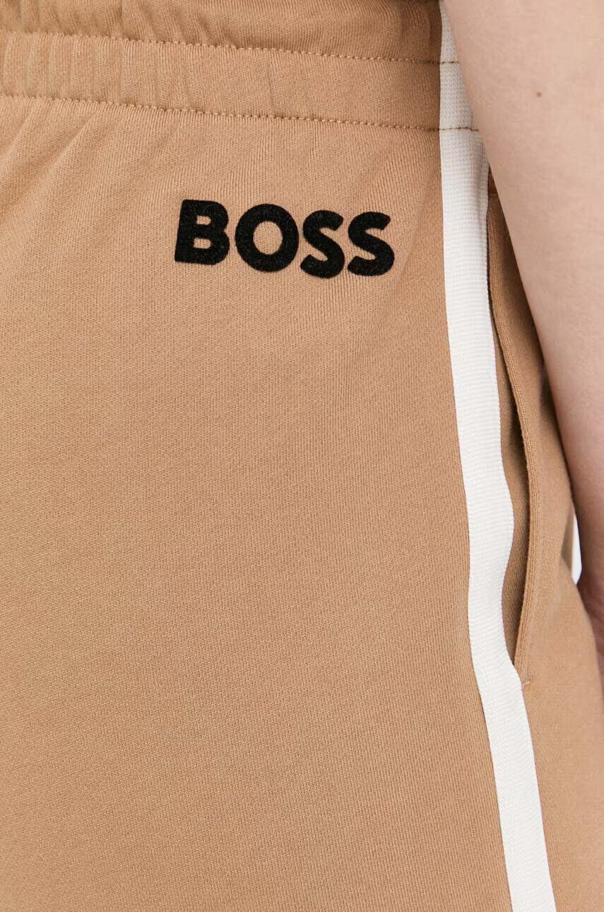 Boss Памучен спортен панталон с десен - Pepit.bg