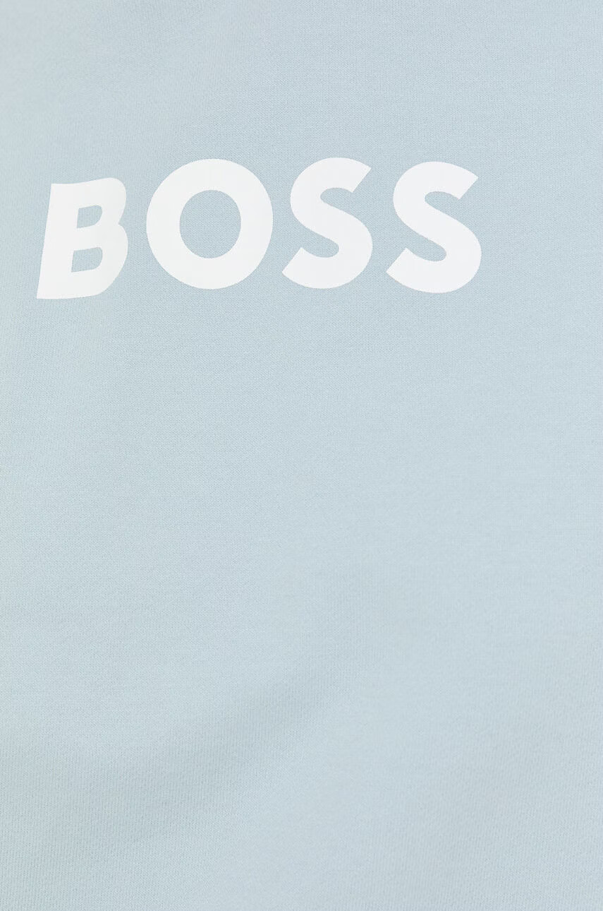 Boss Памучен суичър с принт - Pepit.bg