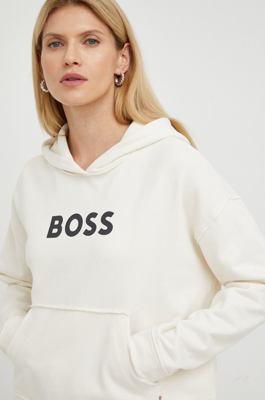 Boss Памучен суичър - Pepit.bg