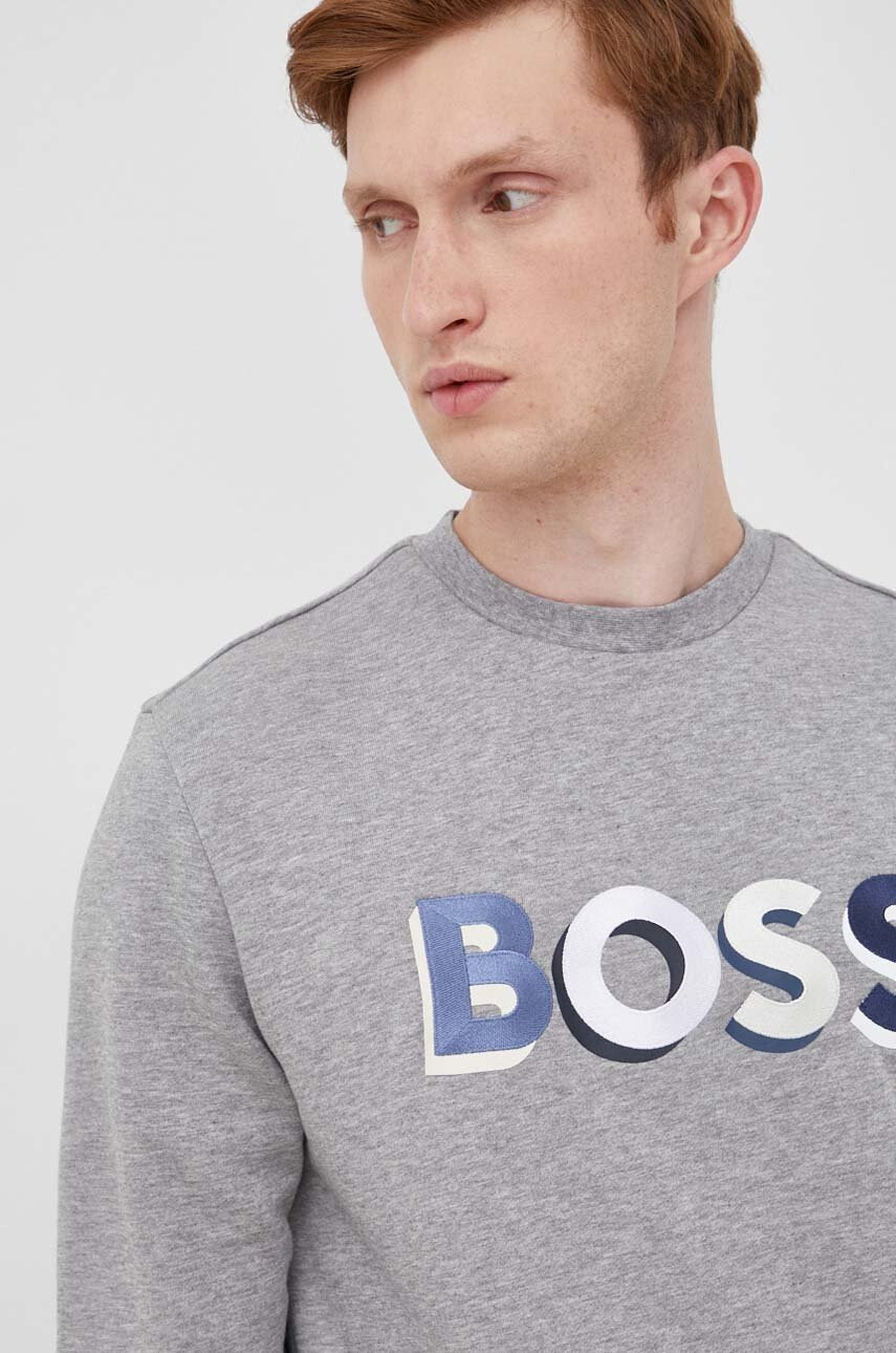 Boss Памучен суичър Casual - Pepit.bg