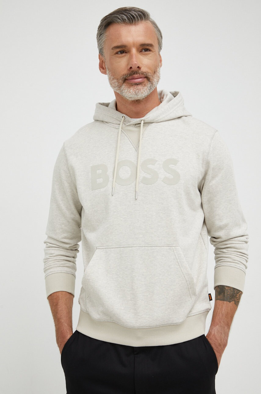 Boss Памучен суичър Casual - Pepit.bg