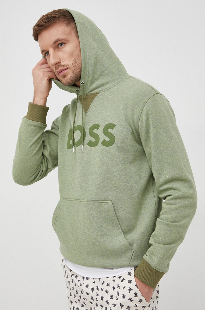 Boss Памучен суичър Casual - Pepit.bg