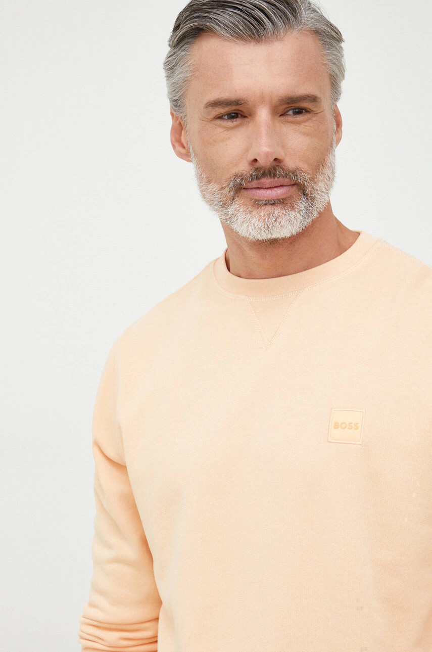 Boss Памучен суичър Casual - Pepit.bg