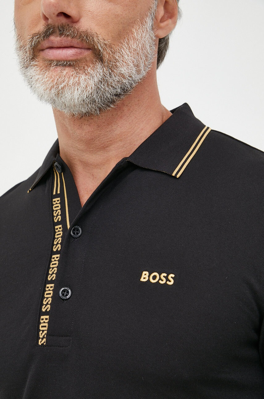 Boss Памучна блуза с дълги ръкави Athleisure - Pepit.bg