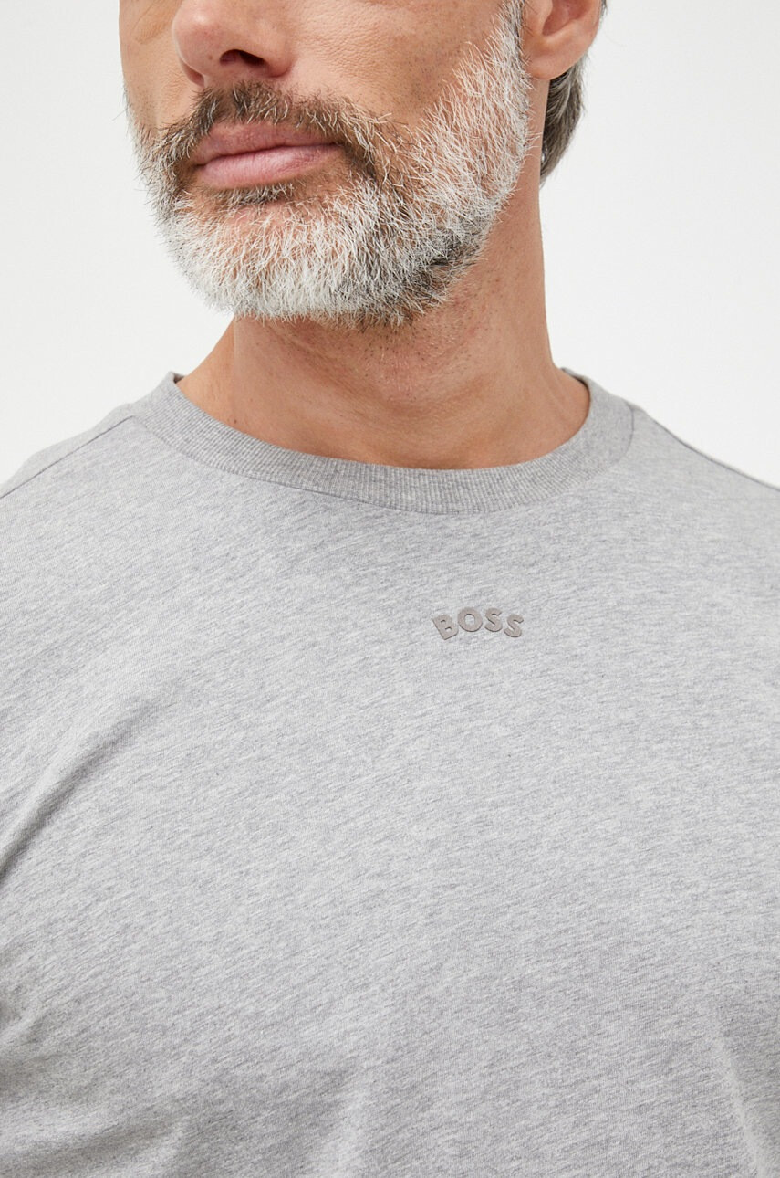 Boss Памучна блуза с дълги ръкави Athleisure - Pepit.bg