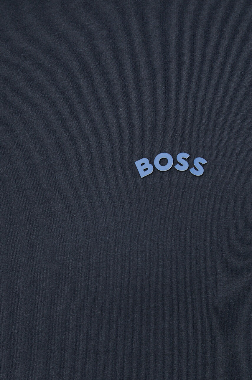 Boss Памучна блуза с дълги ръкави athleisure - Pepit.bg