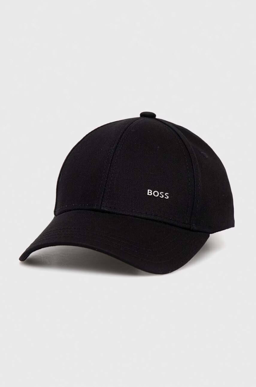 Boss Памучна шапка с козирка - Pepit.bg