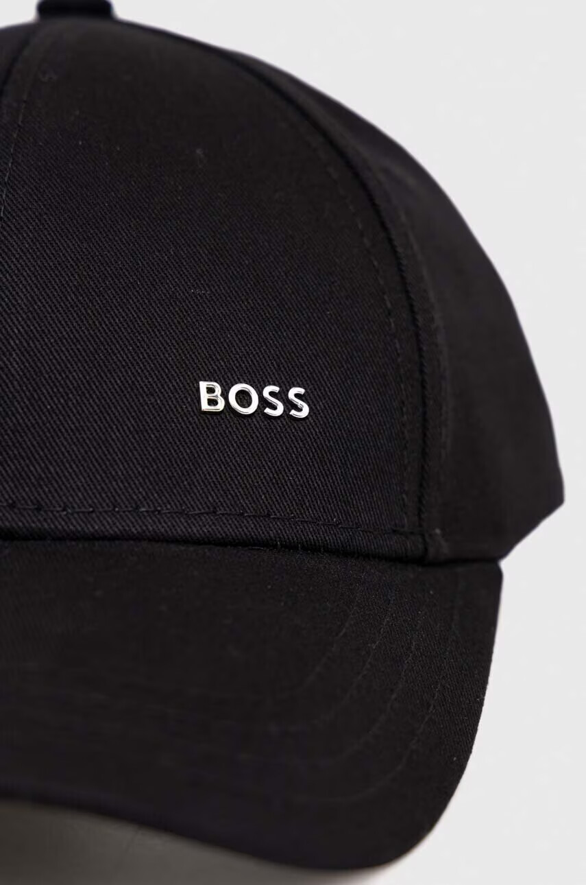 Boss Памучна шапка с козирка - Pepit.bg