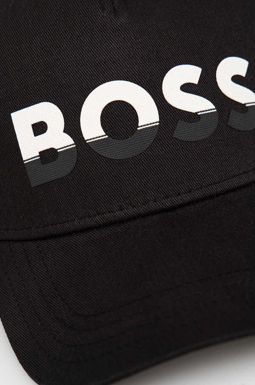 Boss Памучна шапка с козирка Athleisure - Pepit.bg