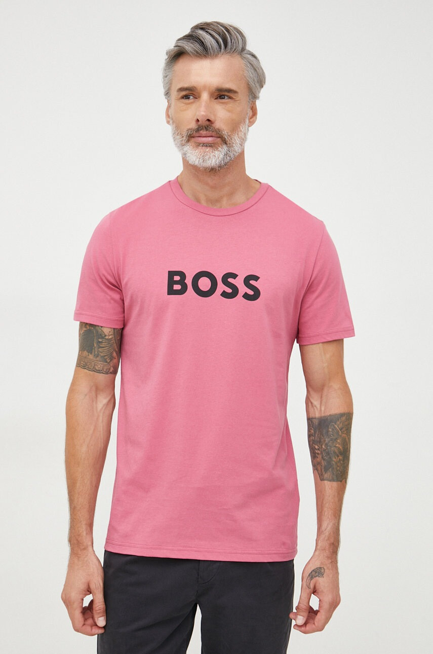 Boss Памучна тениска - Pepit.bg