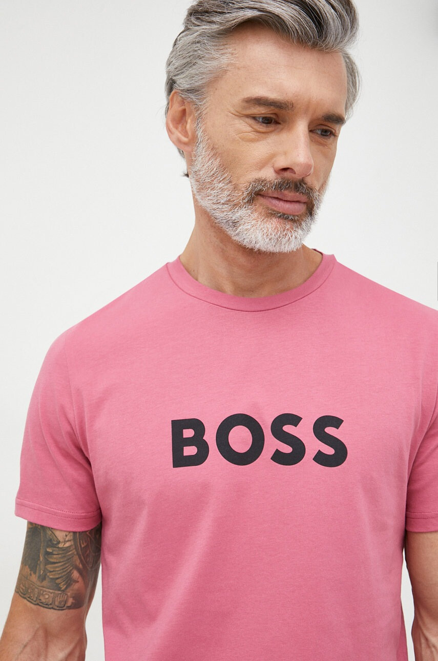 Boss Памучна тениска - Pepit.bg