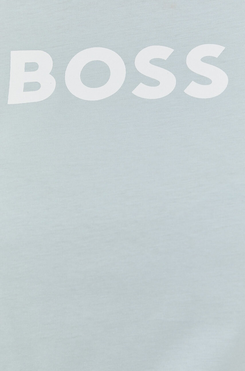 Boss Памучна тениска в оранжево - Pepit.bg