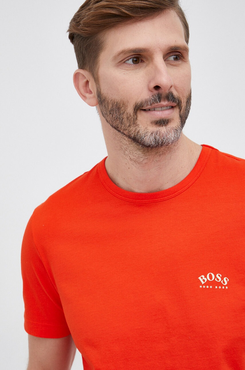 Boss Памучна тениска Athleisure - Pepit.bg