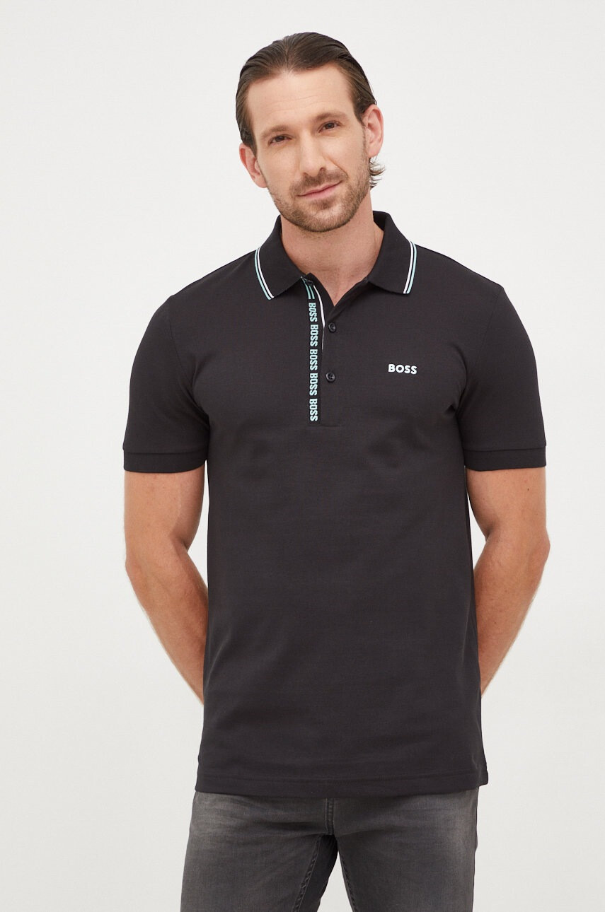 Boss Памучна тениска Athleisure - Pepit.bg