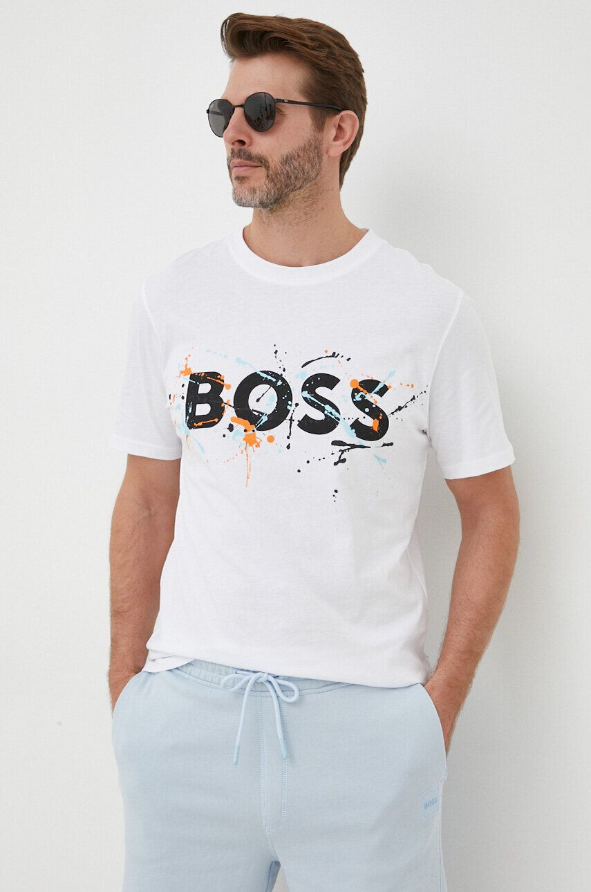 Boss Orange Памучна тениска BOSS - Pepit.bg