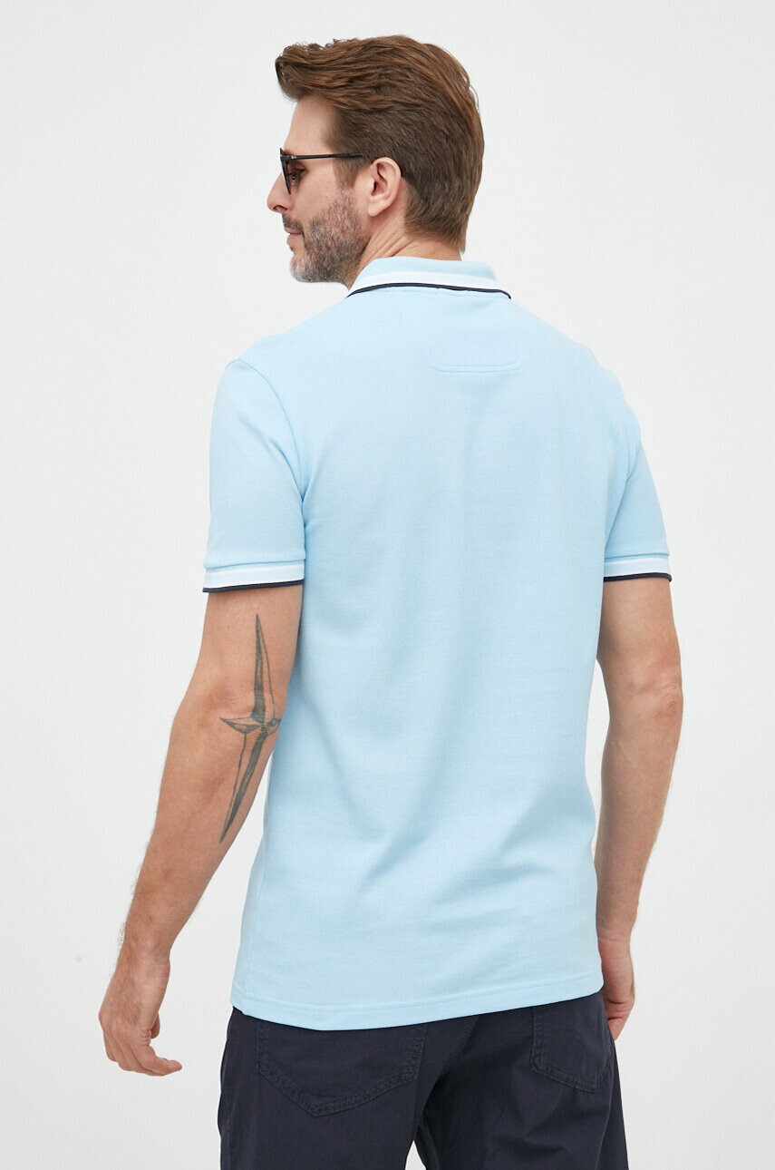 Boss Green Памучна тениска с яка BOSS BOSS ATHLEISURE - Pepit.bg