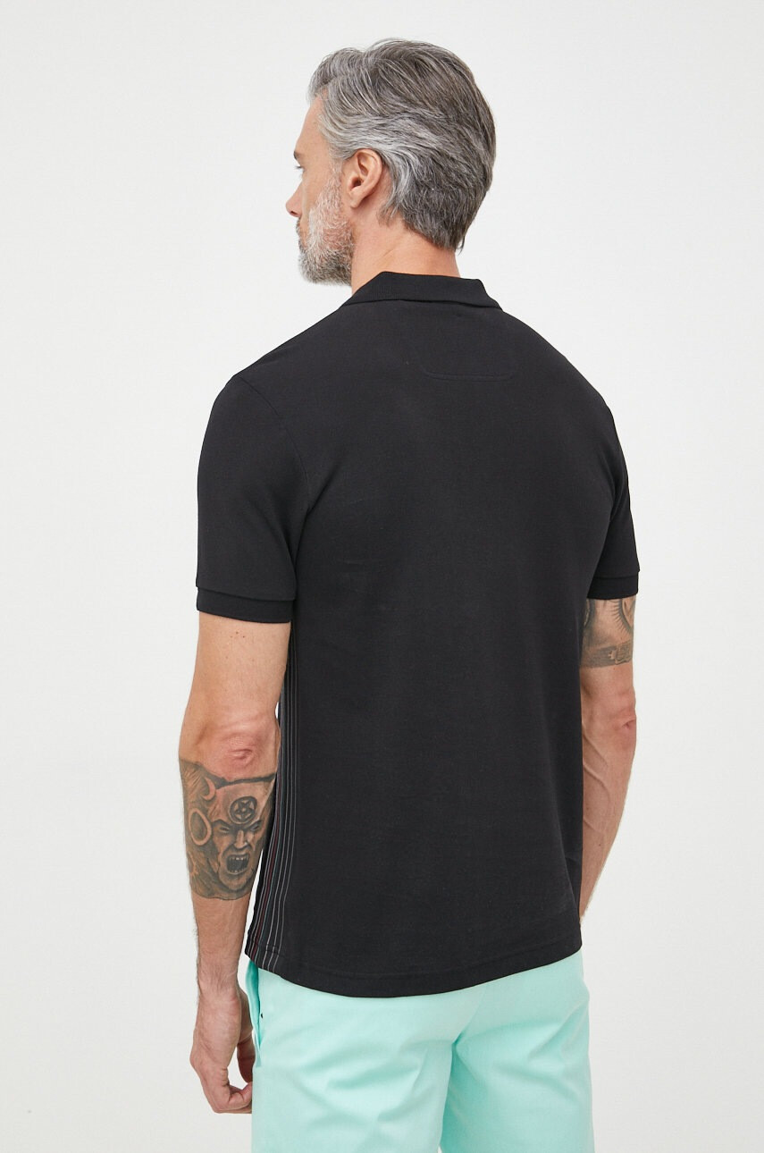 Boss Памучна тениска с яка Athleisure - Pepit.bg