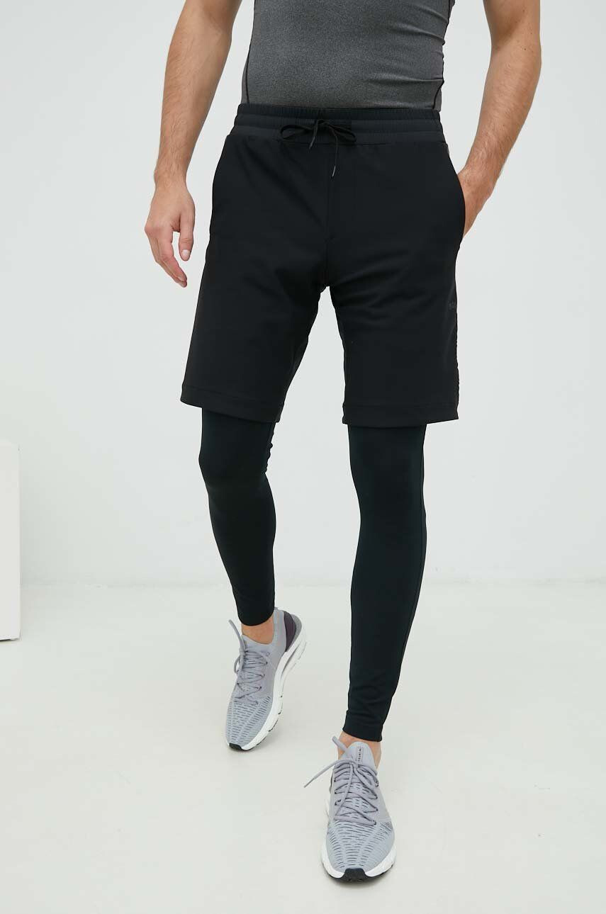 Boss Green Панталони BOSS Boss Athleisure в черно с изчистен дизайн - Pepit.bg