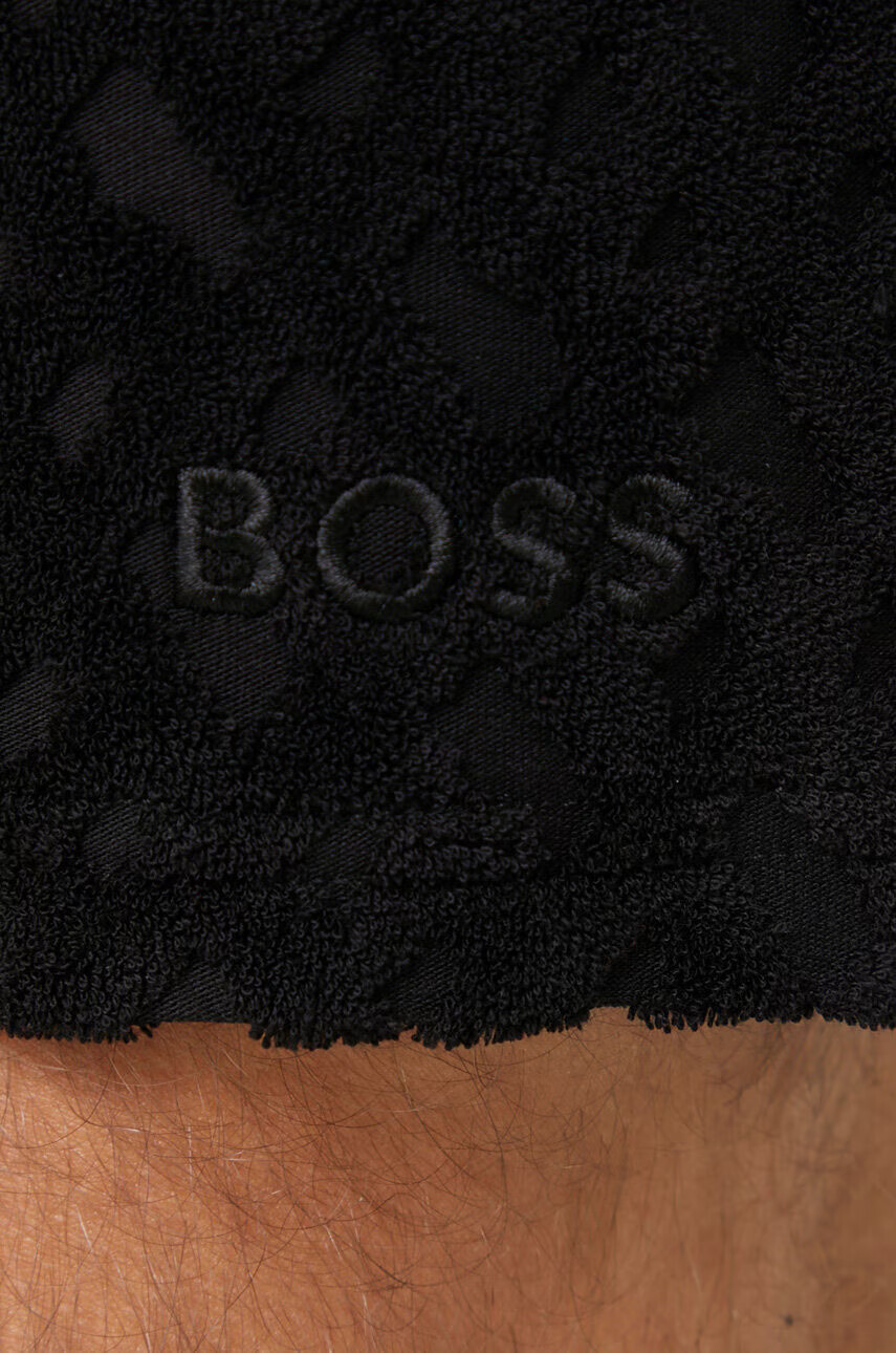 Boss Плажни шорти в черно - Pepit.bg