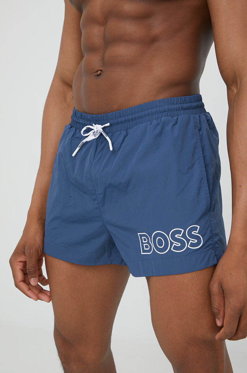 Boss Плувни шорти в тъмносиньо - Pepit.bg