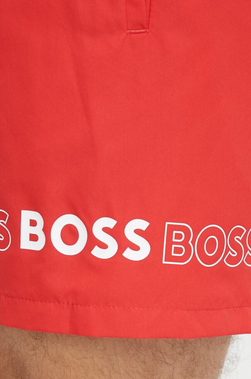 Boss Плувни шорти в червено - Pepit.bg