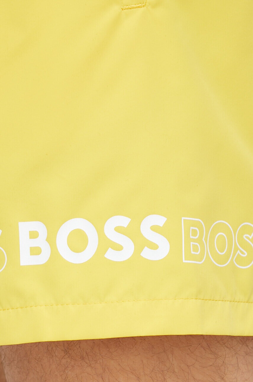 Boss Плувни шорти в жълто - Pepit.bg