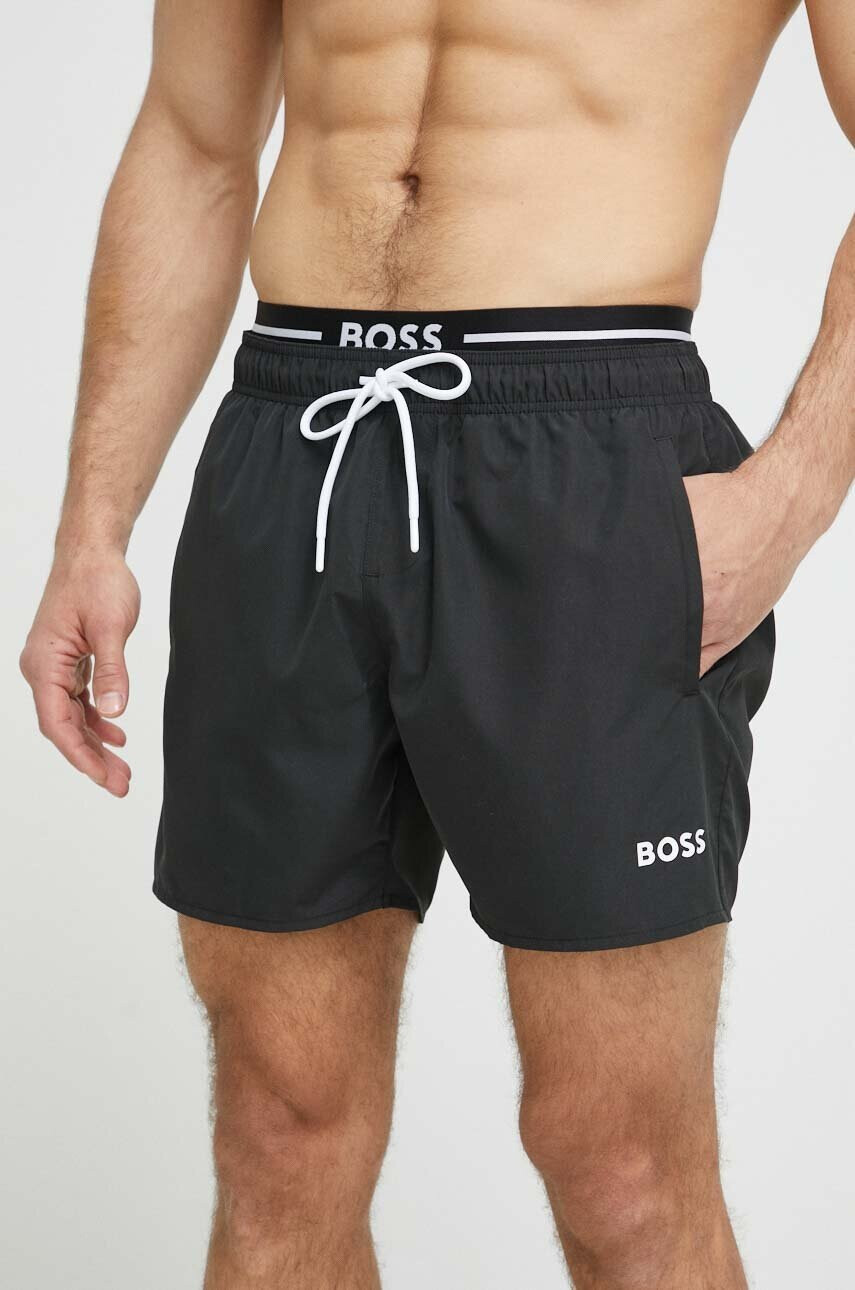 Boss Плувни шорти в черно - Pepit.bg