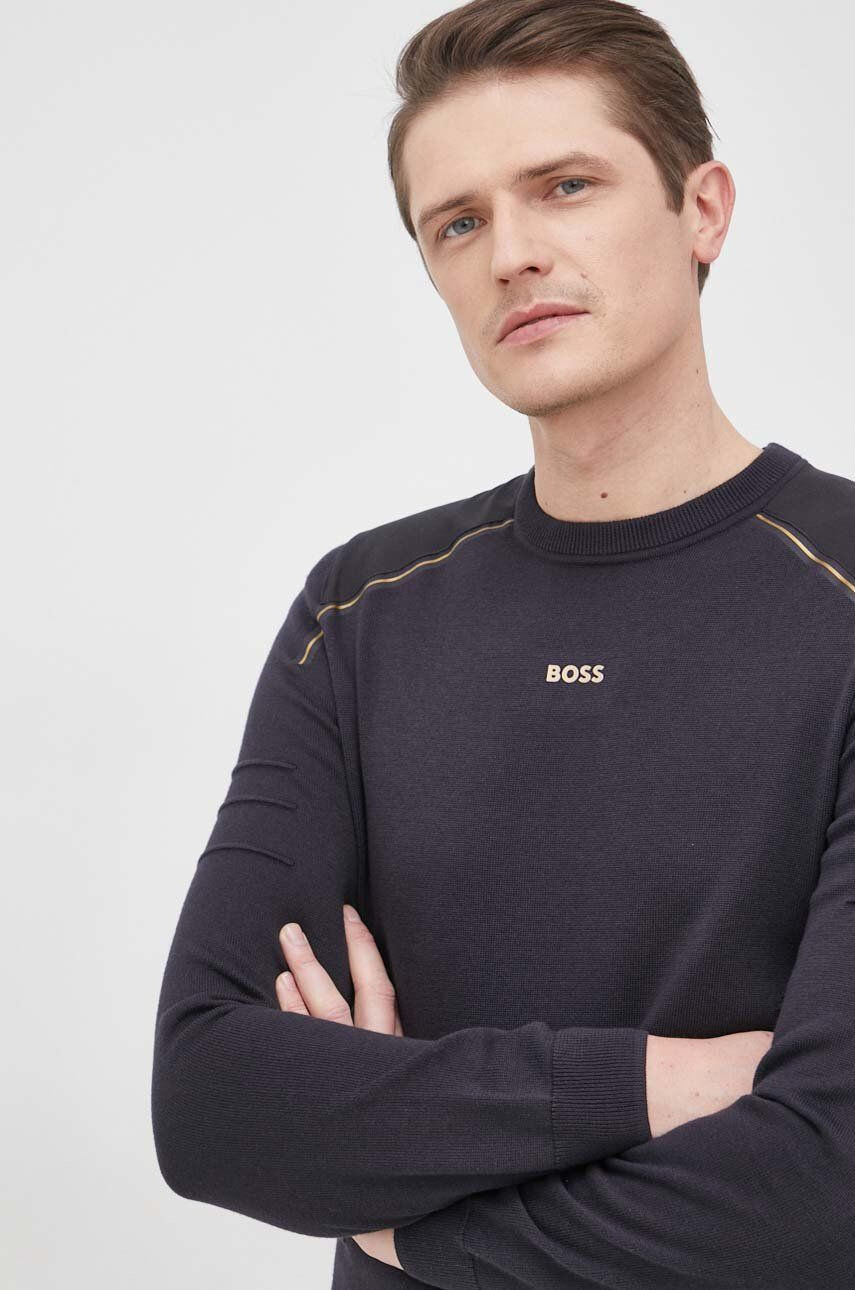 Boss Пуловер с вълна Athleisure - Pepit.bg