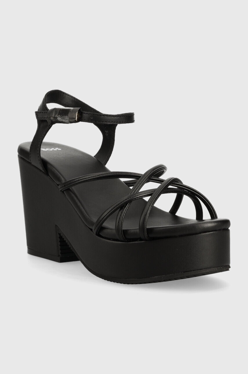 Boss Сандали Cate Wedge в черно 50493097 - Pepit.bg
