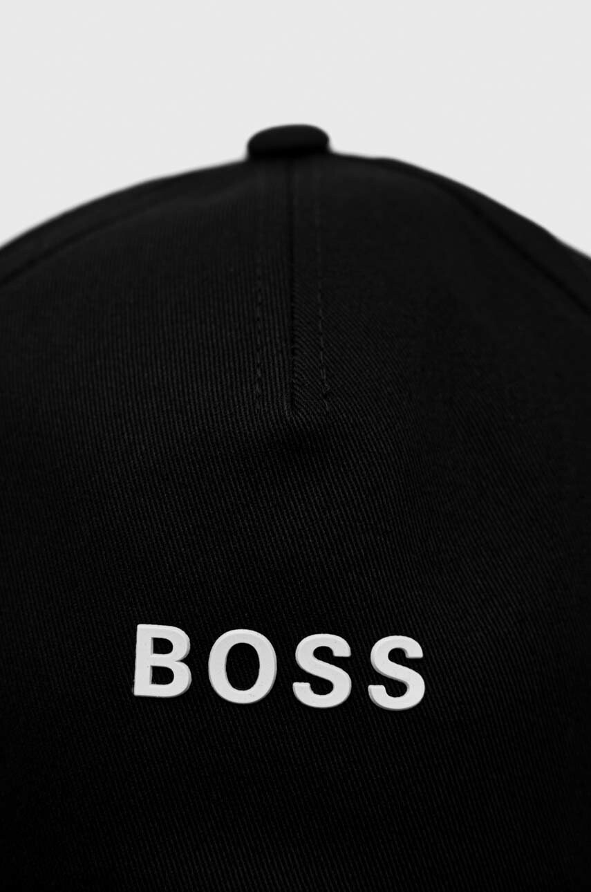 Boss Orange Шапка Boss в черно с апликация - Pepit.bg