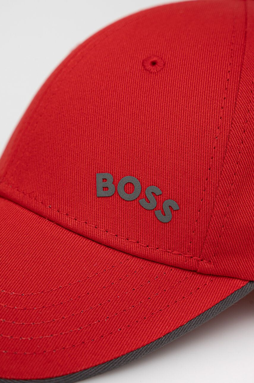 Boss Green Шапка BOSS BOSS ATHLEISURE в лилаво с апликация - Pepit.bg