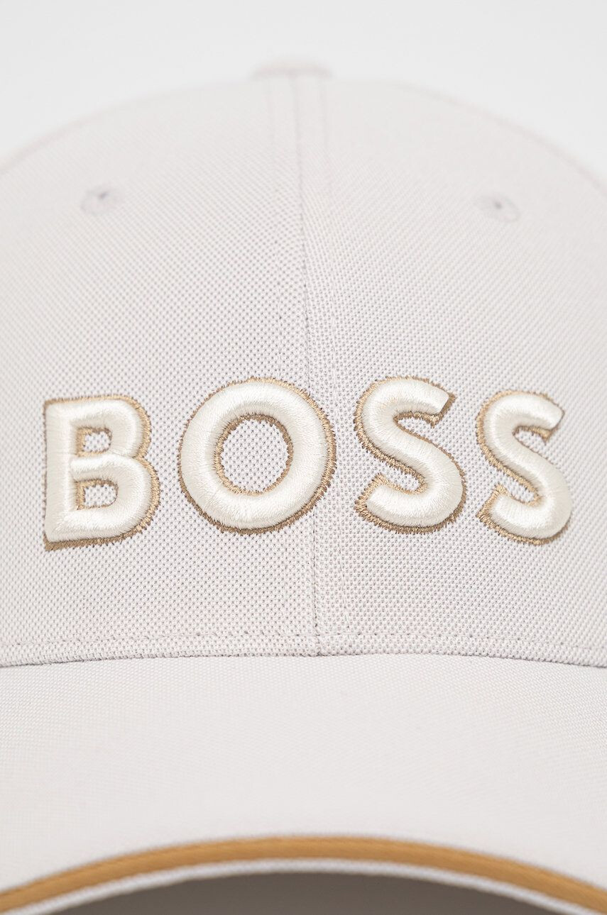 Boss Green Шапка Boss Boss Athleisure в тъмносиньо с апликация - Pepit.bg