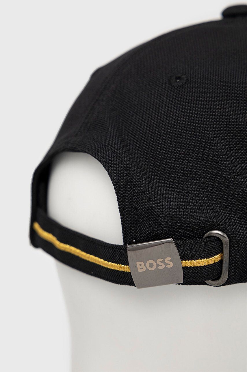 Boss Green Шапка BOSS Boss Athleisure в черно с апликация - Pepit.bg