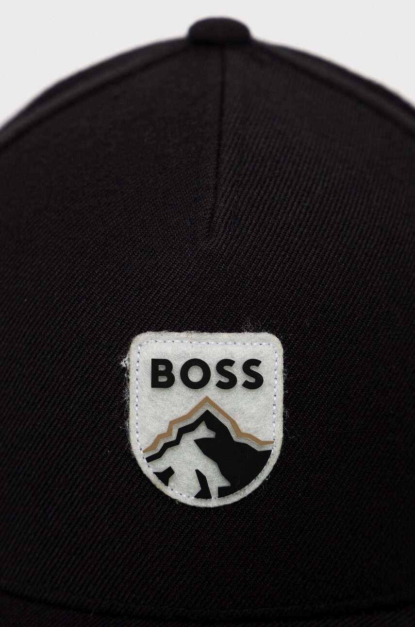 Boss Шапка с козирка с вълна - Pepit.bg