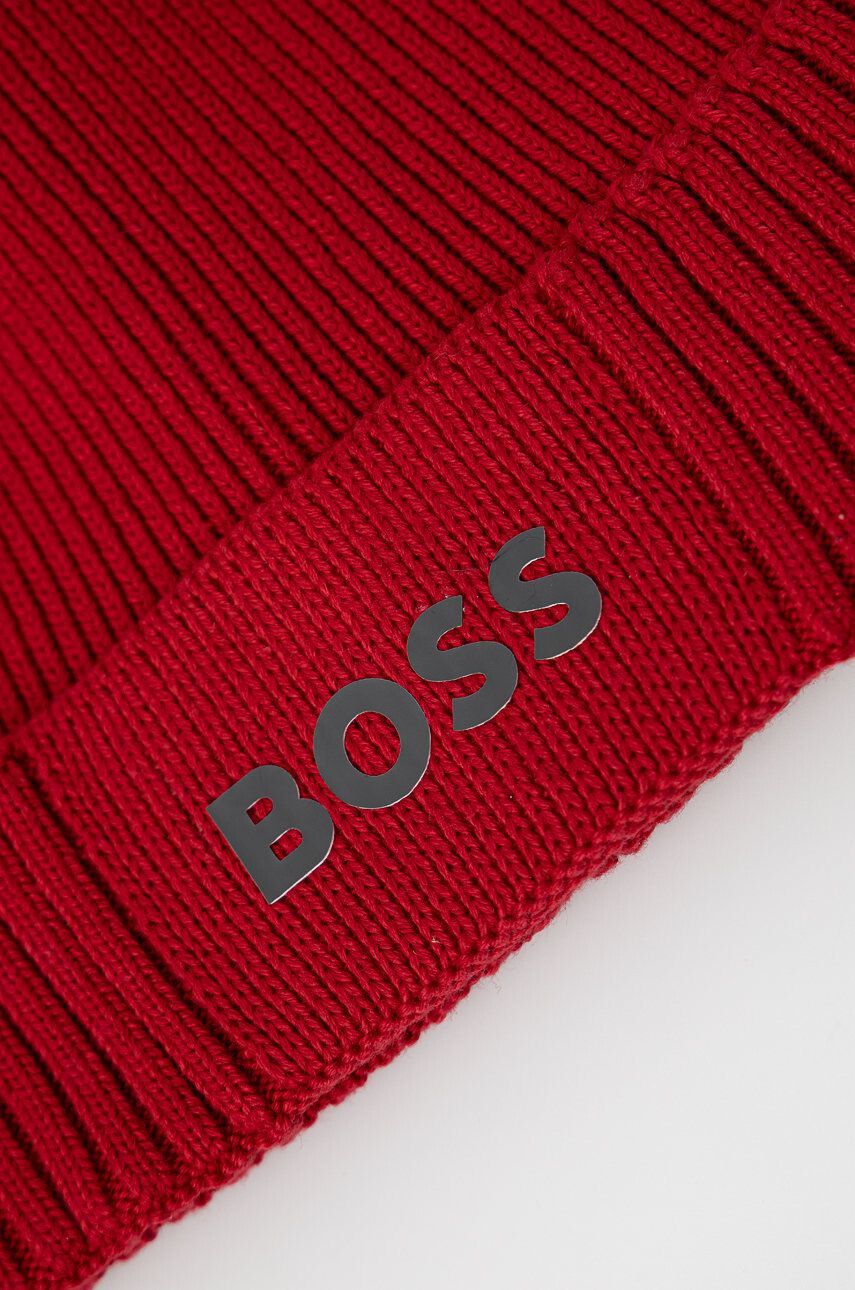 Boss Green Шапка с вълна BOSS Boss Athleisure в червено - Pepit.bg