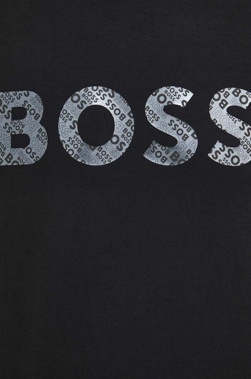 Boss Green Суичър BOSS в черно с принт - Pepit.bg