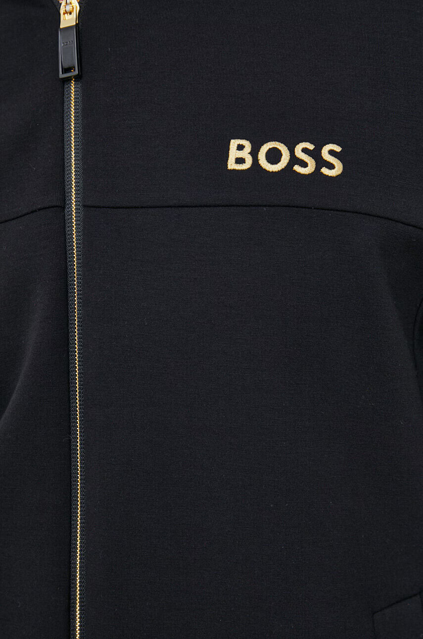 Boss Green Суичър BOSS в черно с апликация - Pepit.bg