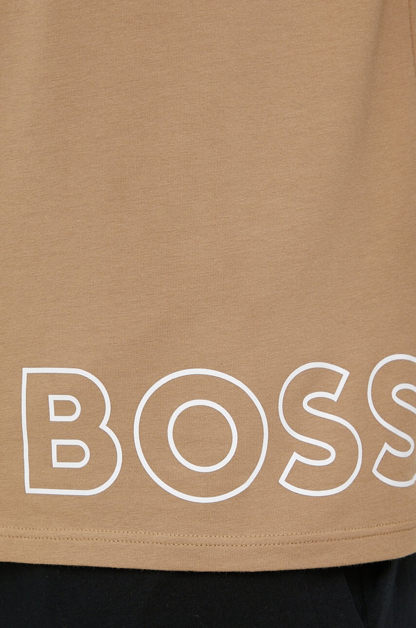 Boss Тениска в бяло - Pepit.bg