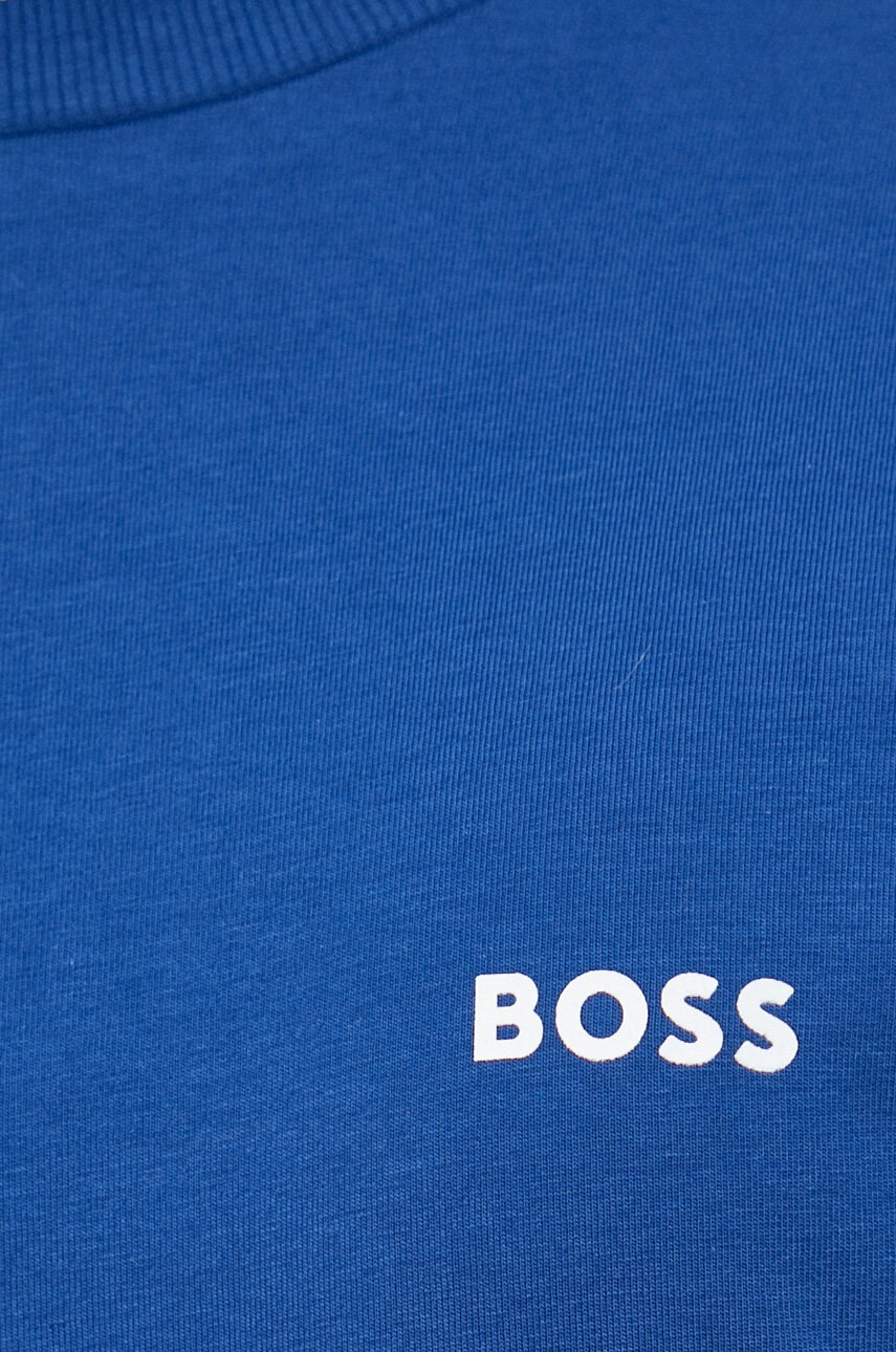 Boss Green Тениска BOSS в синьо с апликация - Pepit.bg