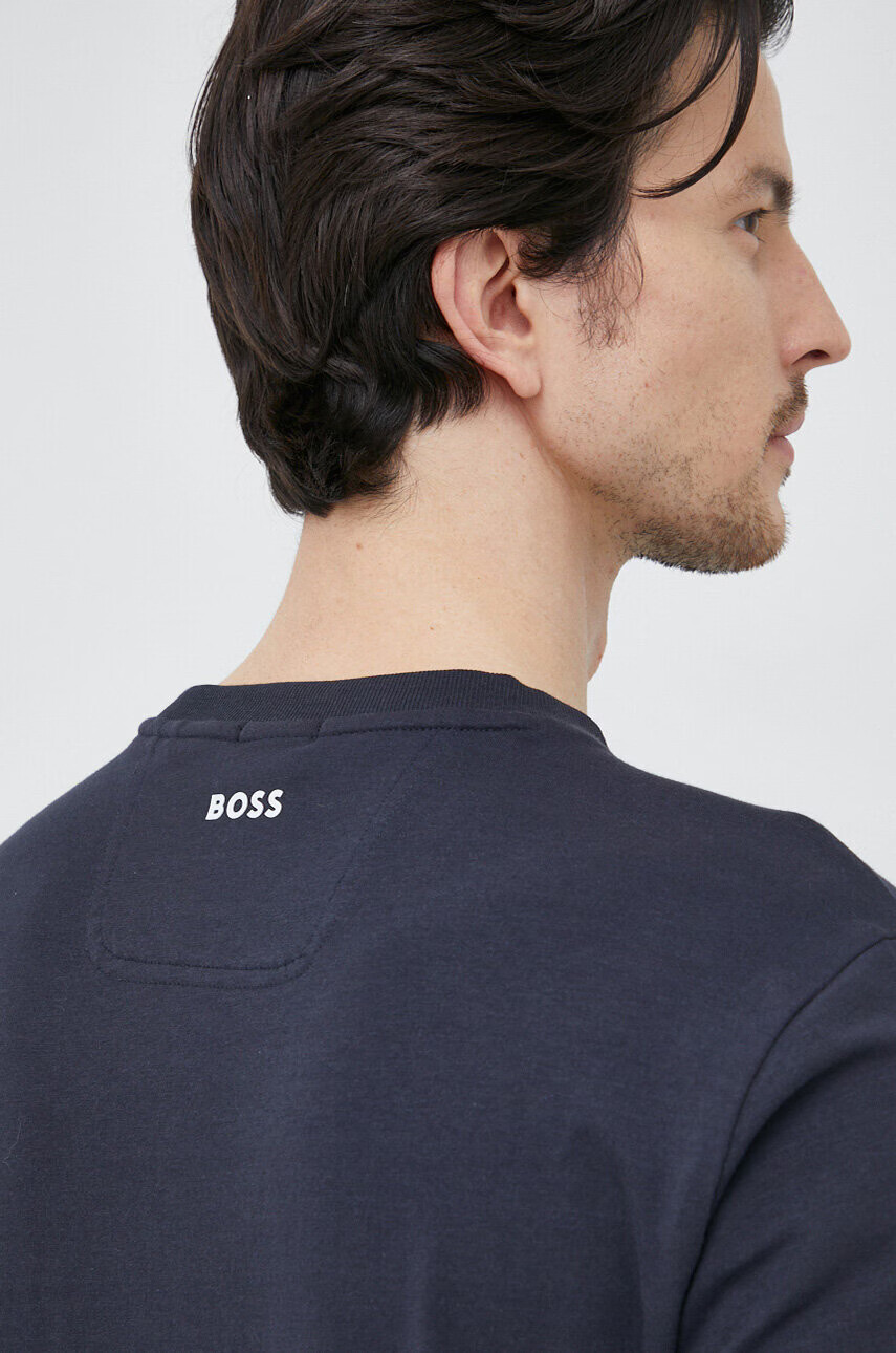Boss Green Тениска BOSS в тъмносиньо с принт - Pepit.bg
