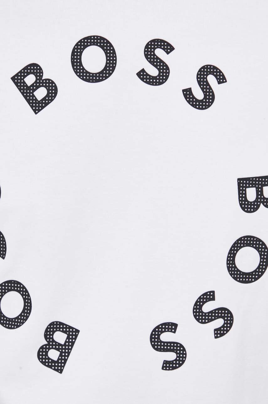 Boss Green Тениска BOSS в бяло с принт - Pepit.bg