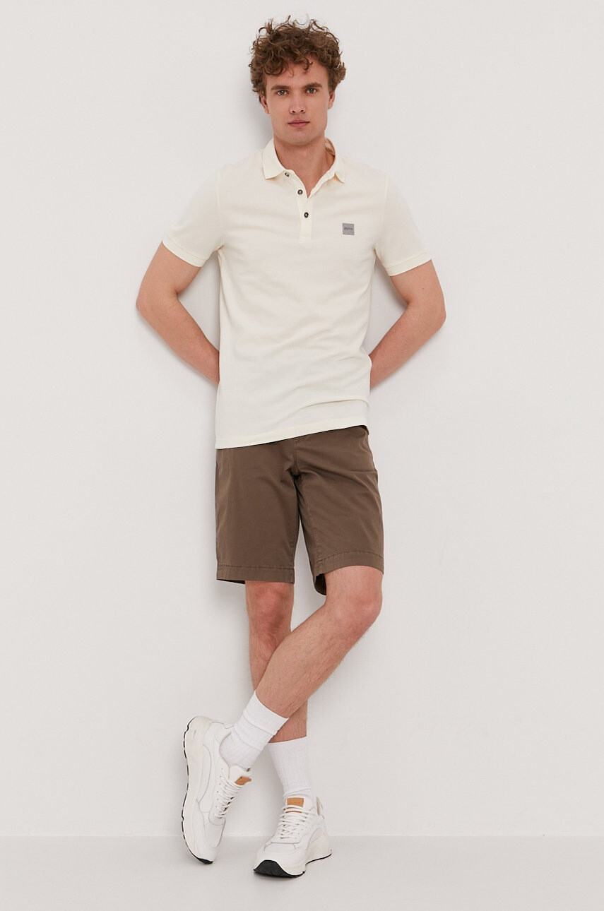 Boss Тениска с яка CASUAL - Pepit.bg